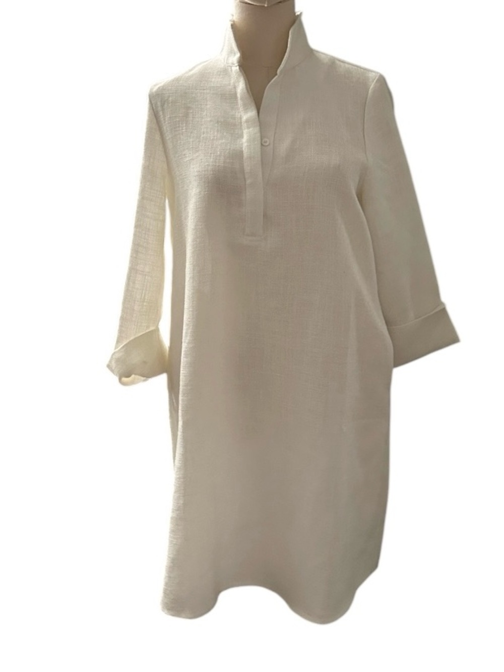 Tuckernuck Linen Cotton Blend Collared Dress size women’s small
